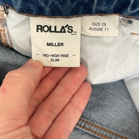 ROLLA’S Miller Mid High Rise Slim Jean - Picture 6 of 6